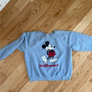 Disney Light Blue Mickey Mouse Pullover
